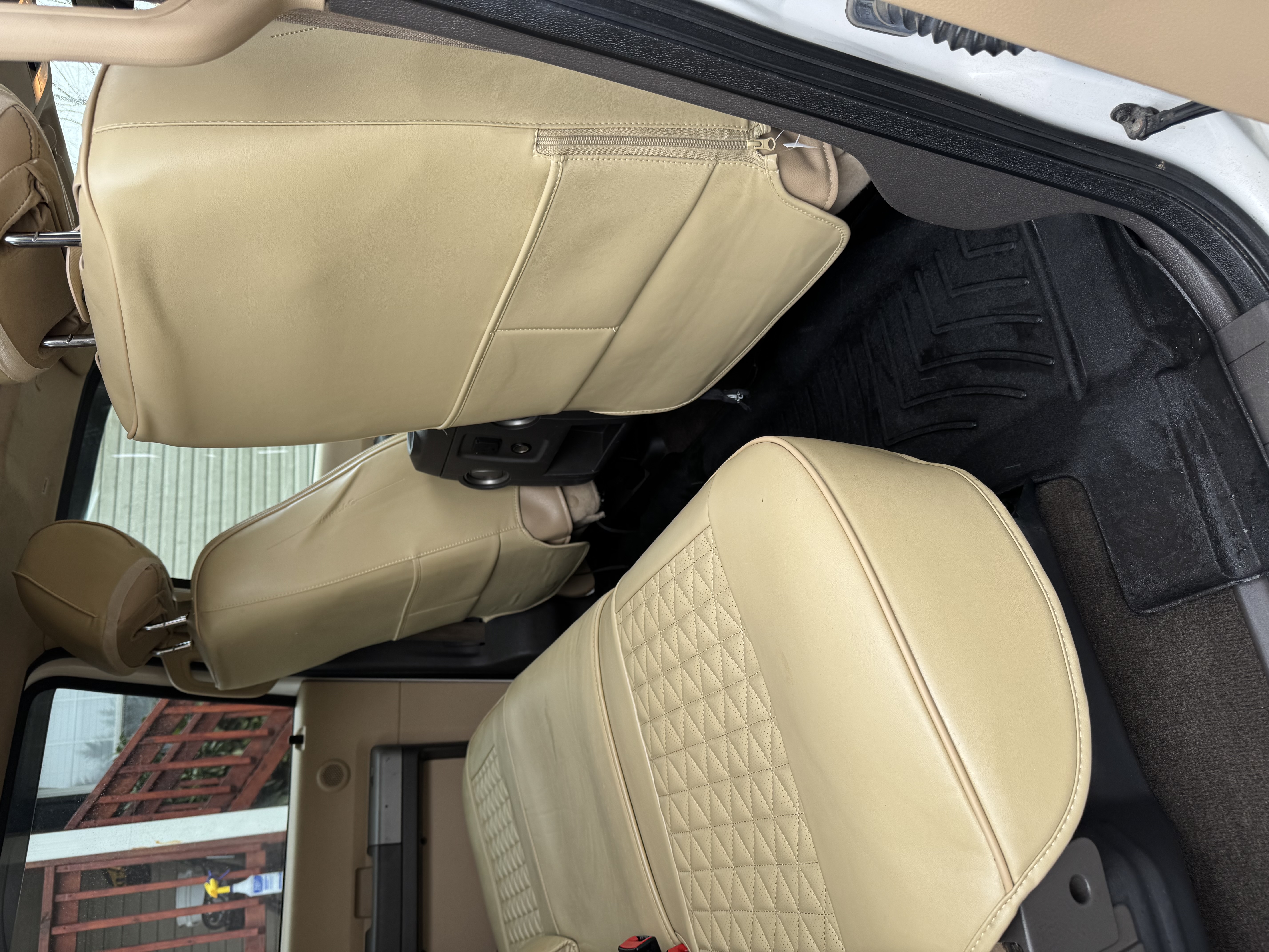Detailed leather seats